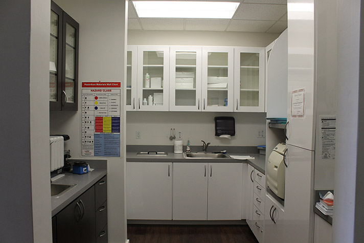 Dental Office's Storage area